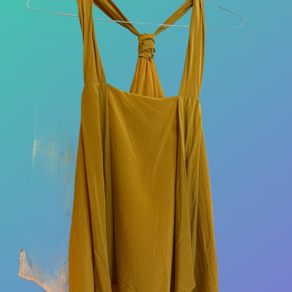 Trina Turk Mustard Yellow Women's Top